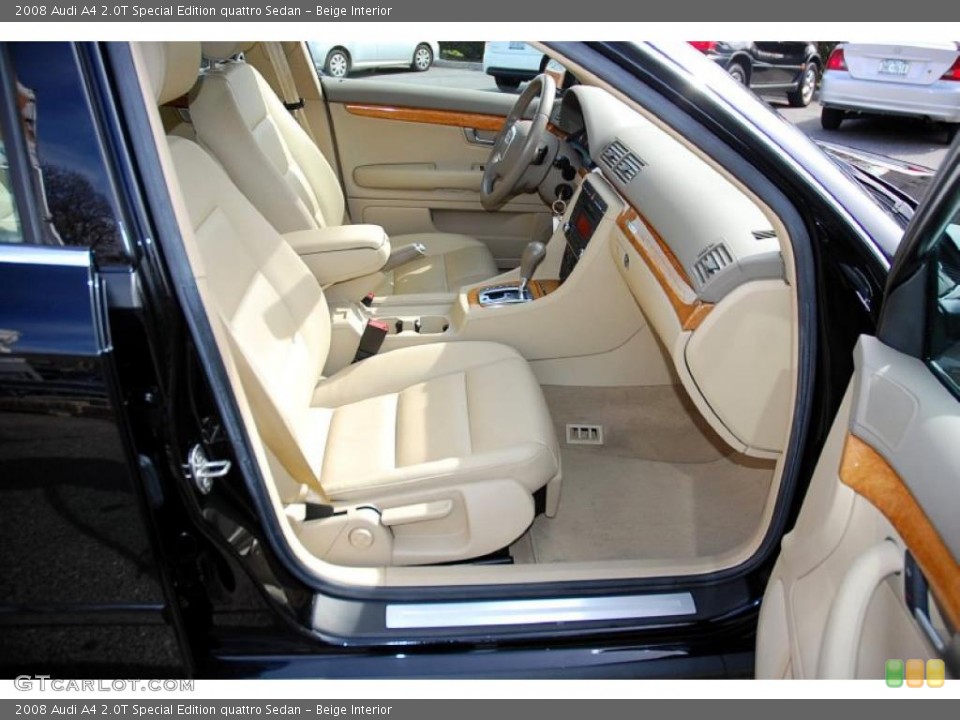 Beige Interior Photo for the 2008 Audi A4 2.0T Special Edition quattro Sedan #47160531