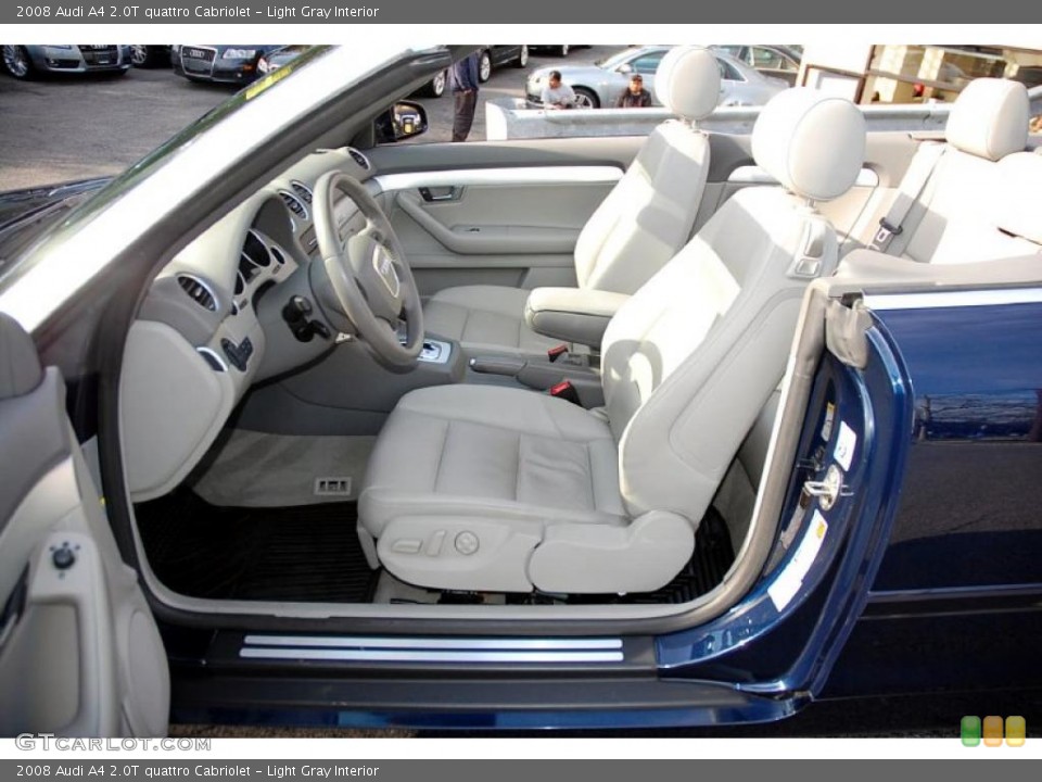 Light Gray Interior Photo for the 2008 Audi A4 2.0T quattro Cabriolet #47160741
