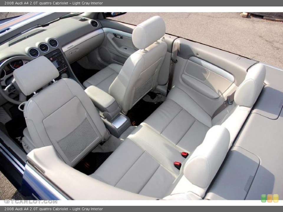 Light Gray Interior Photo for the 2008 Audi A4 2.0T quattro Cabriolet #47160789