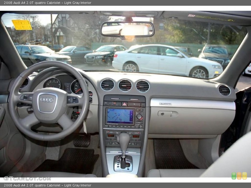 Light Gray Interior Dashboard for the 2008 Audi A4 2.0T quattro Cabriolet #47160831