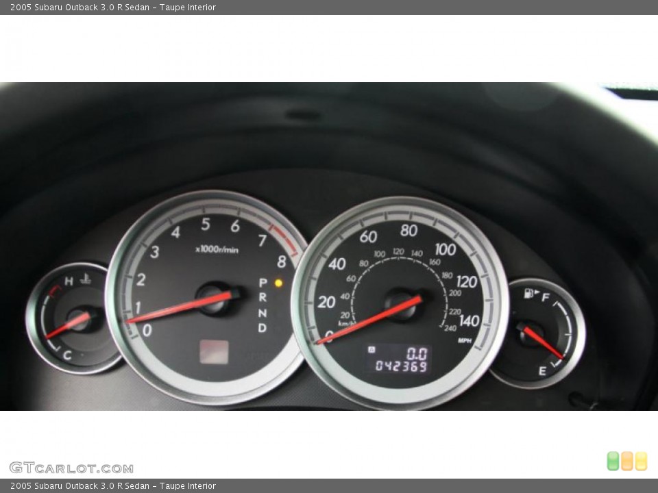 Taupe Interior Gauges for the 2005 Subaru Outback 3.0 R Sedan #47160984