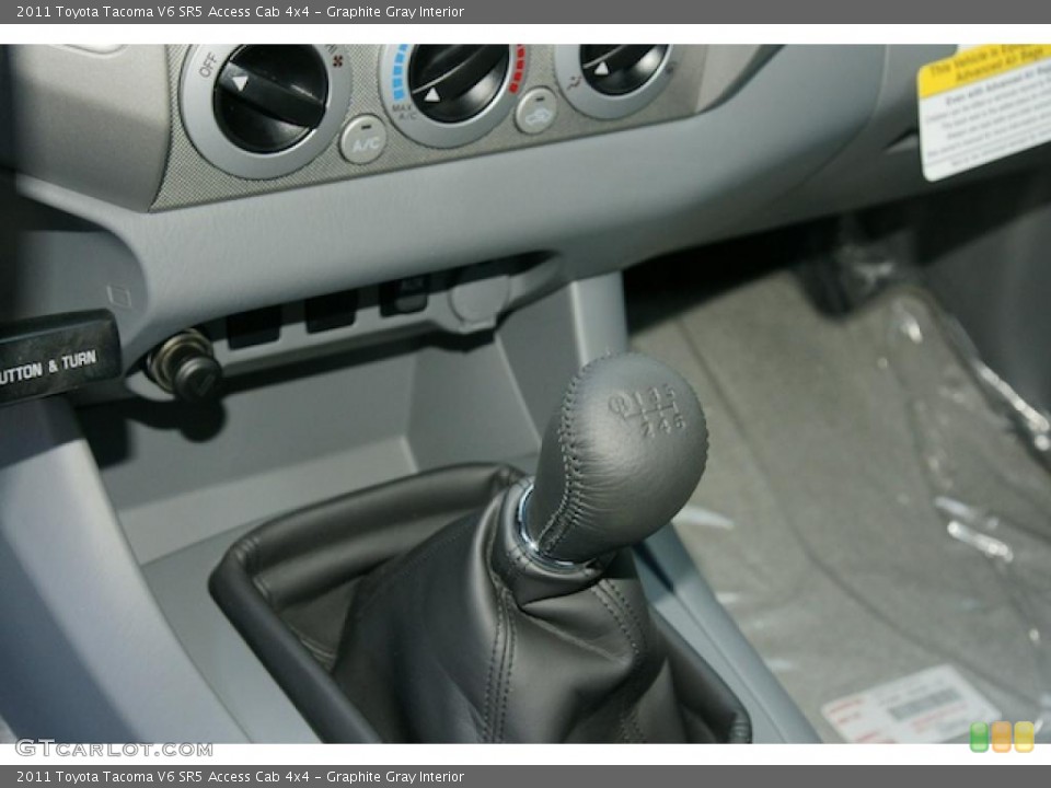 Graphite Gray Interior Transmission for the 2011 Toyota Tacoma V6 SR5 Access Cab 4x4 #47162940