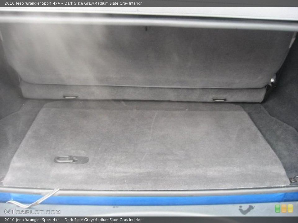 Dark Slate Gray/Medium Slate Gray Interior Trunk for the 2010 Jeep Wrangler Sport 4x4 #47164254