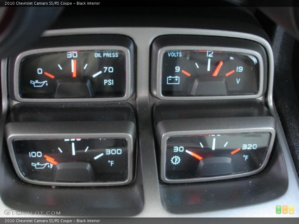 Black Interior Gauges for the 2010 Chevrolet Camaro SS/RS Coupe #47166075