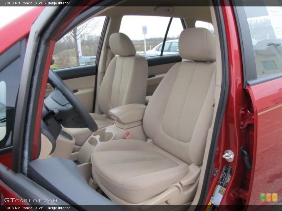 Beige Interior Photo for the 2008 Kia Rondo LX V6 #47168100