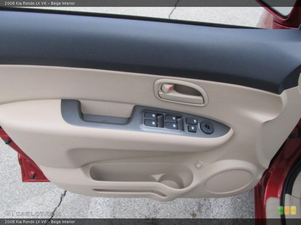 Beige Interior Door Panel for the 2008 Kia Rondo LX V6 #47168118