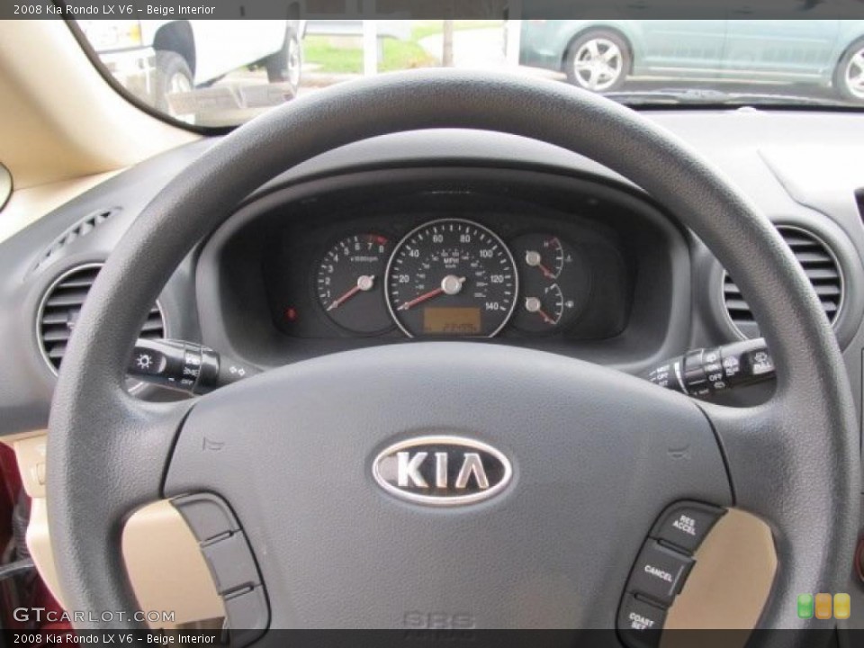 Beige Interior Gauges for the 2008 Kia Rondo LX V6 #47168145