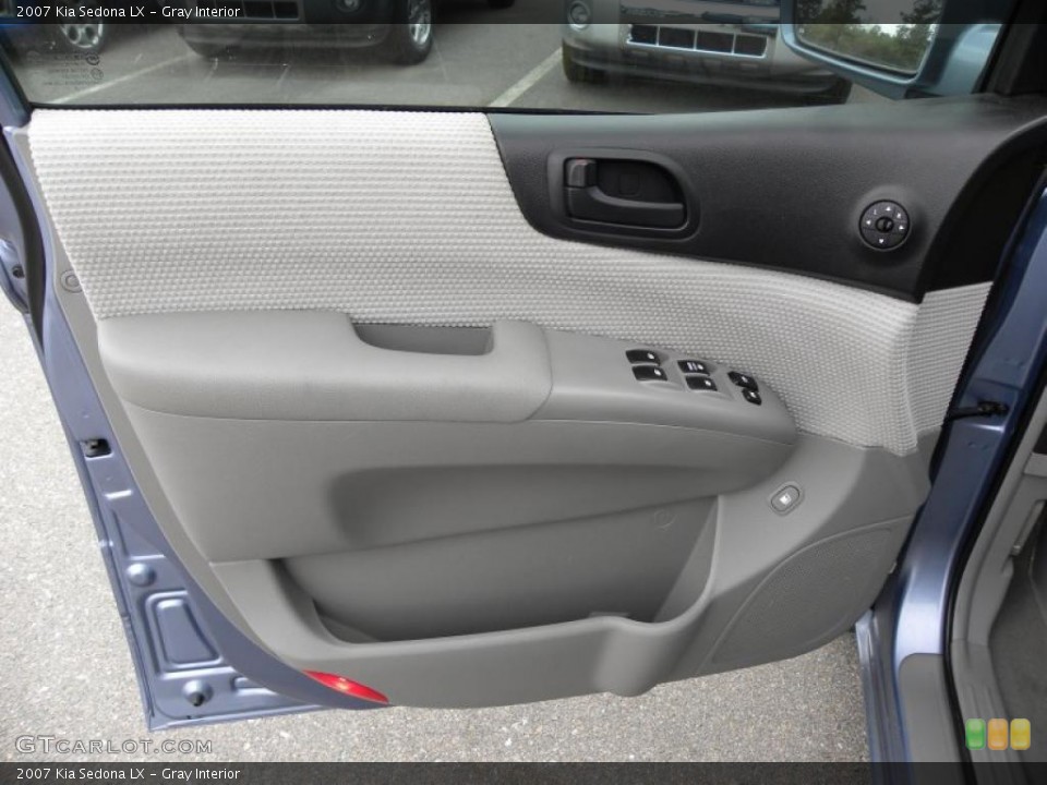 Gray Interior Door Panel for the 2007 Kia Sedona LX #47168469
