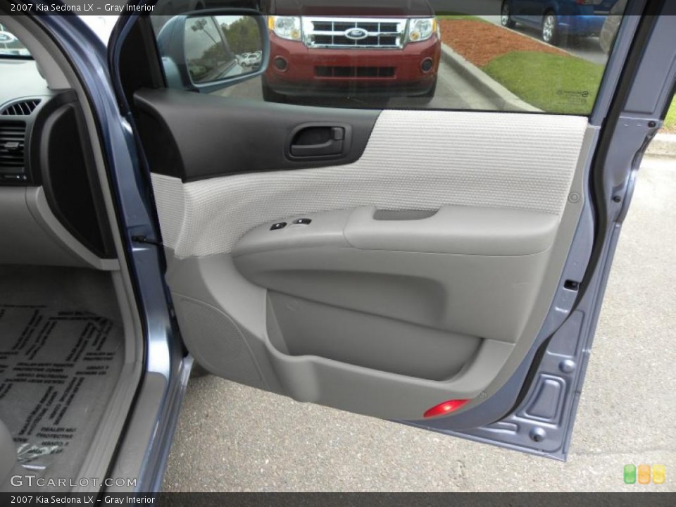 Gray Interior Door Panel for the 2007 Kia Sedona LX #47168499