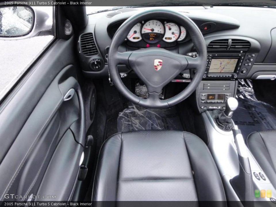 Black Interior Photo for the 2005 Porsche 911 Turbo S Cabriolet #47168712