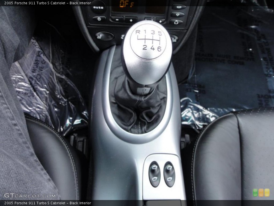 Black Interior Transmission for the 2005 Porsche 911 Turbo S Cabriolet #47168751