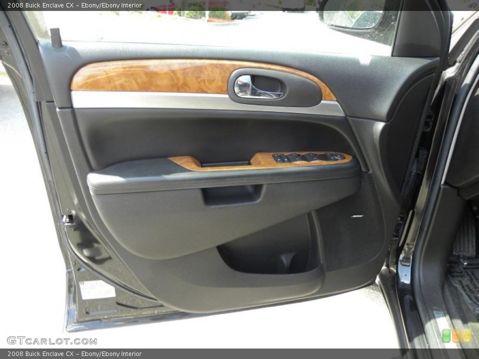 Ebony/Ebony Interior Door Panel for the 2008 Buick Enclave CX #47168898