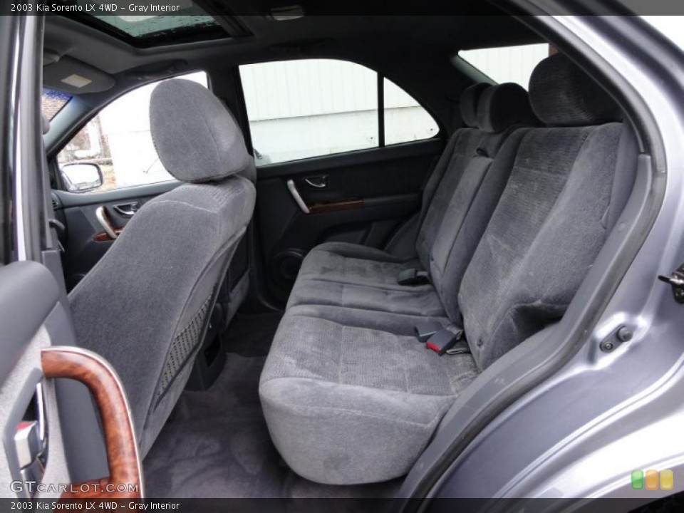 Gray Interior Photo for the 2003 Kia Sorento LX 4WD #47169045