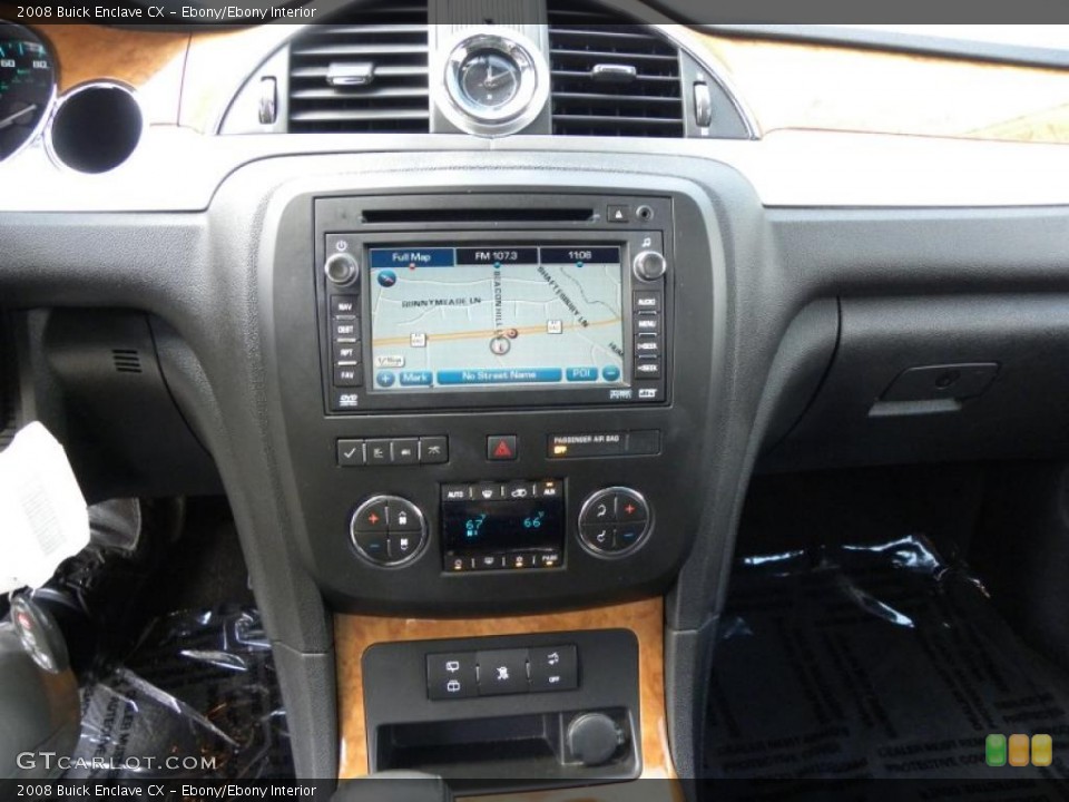 Ebony/Ebony Interior Navigation for the 2008 Buick Enclave CX #47169057
