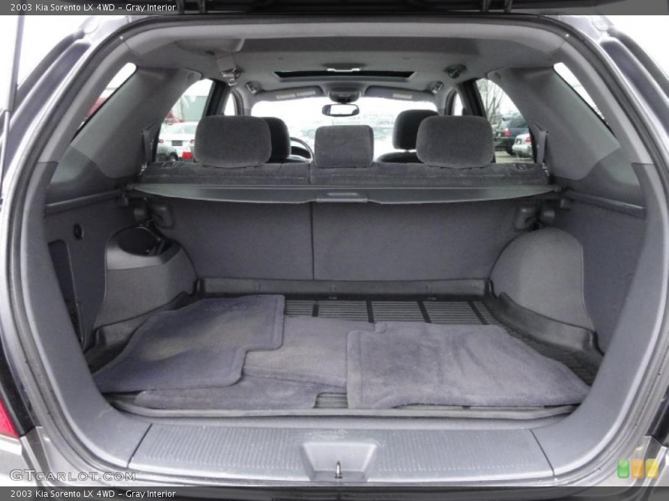 Gray Interior Trunk for the 2003 Kia Sorento LX 4WD #47169090