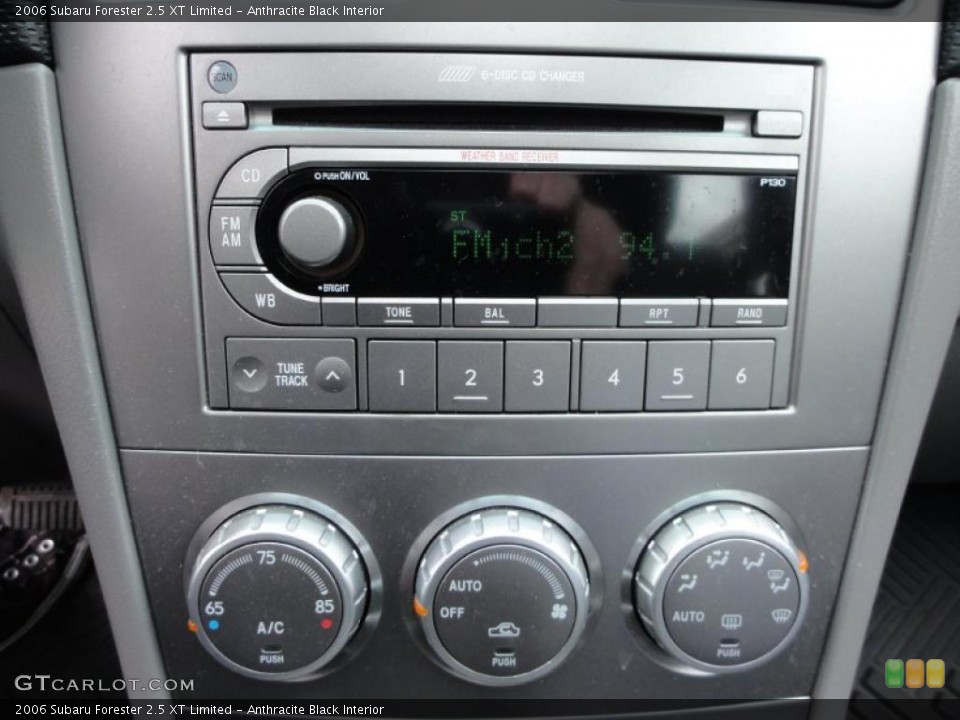 Anthracite Black Interior Controls for the 2006 Subaru Forester 2.5 XT Limited #47170578