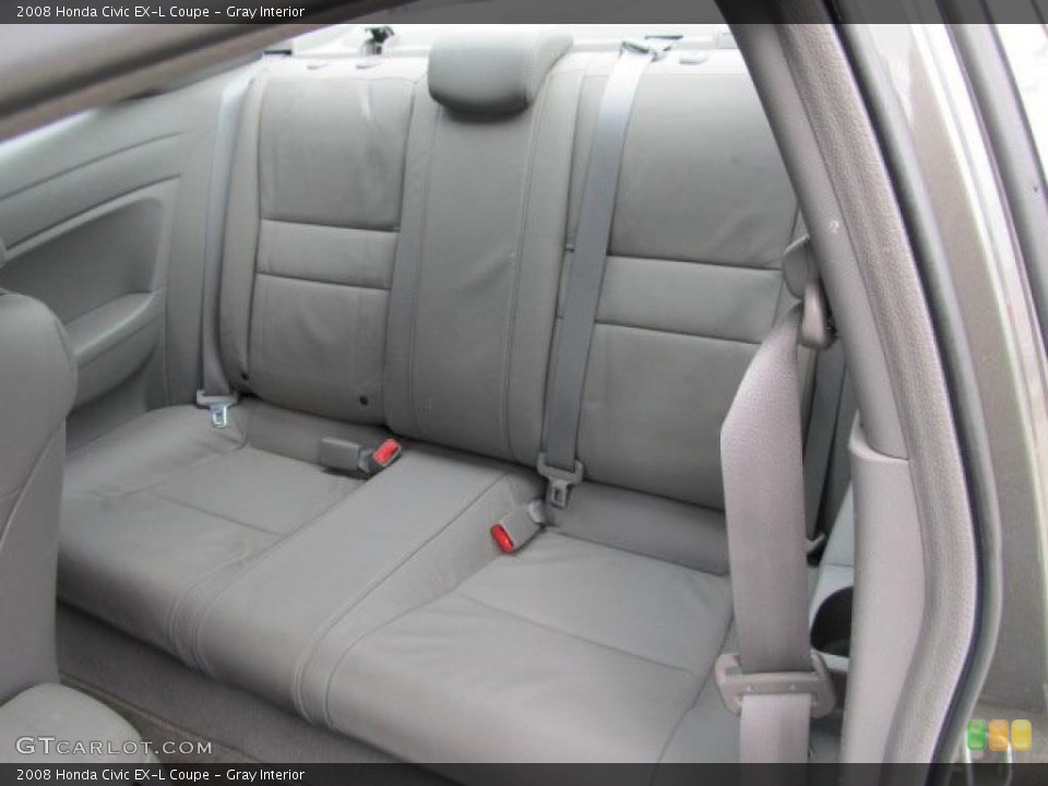Gray Interior Photo for the 2008 Honda Civic EX-L Coupe #47176527