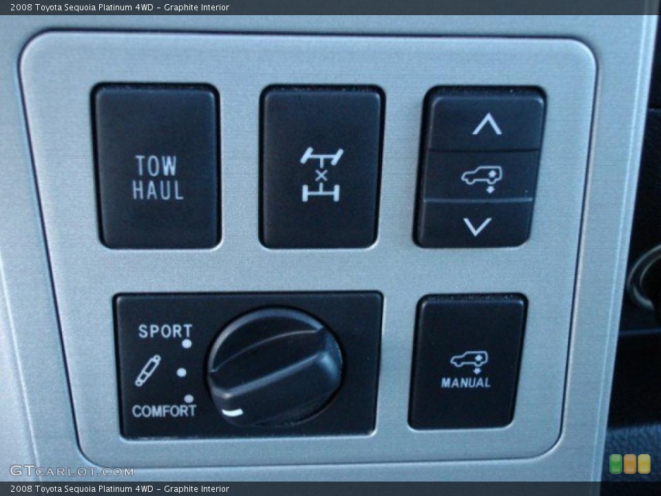 Graphite Interior Controls for the 2008 Toyota Sequoia Platinum 4WD #47179314