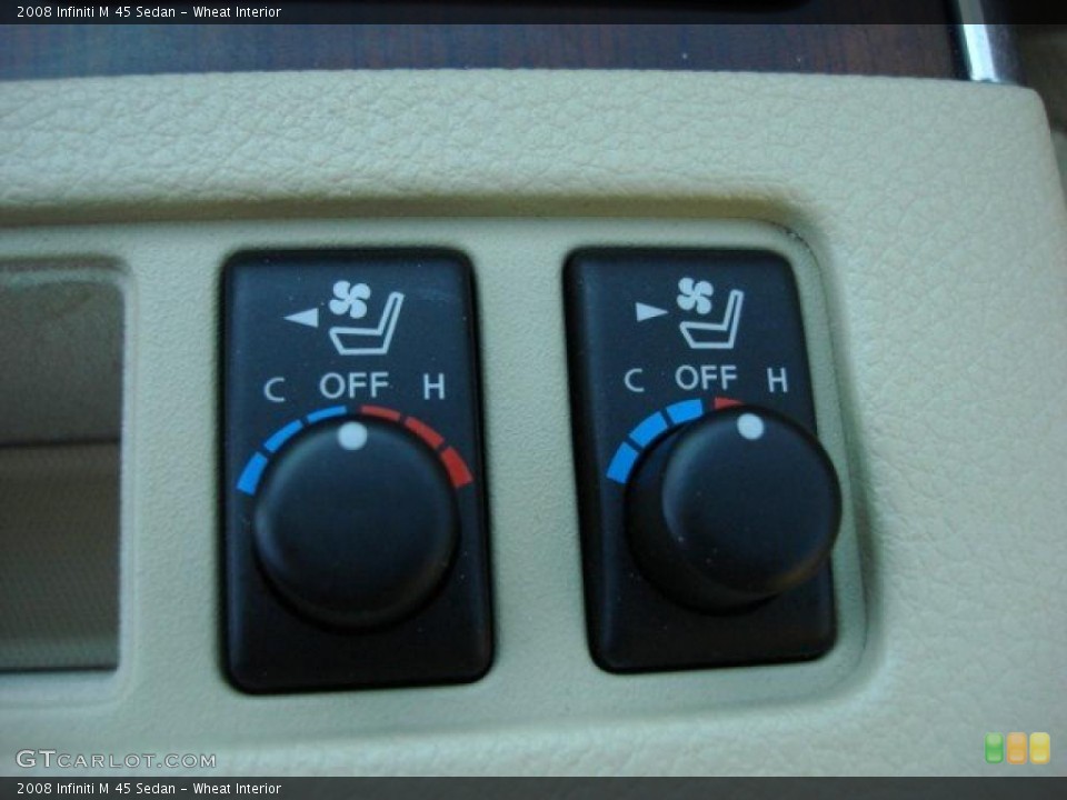 Wheat Interior Controls for the 2008 Infiniti M 45 Sedan #47179545