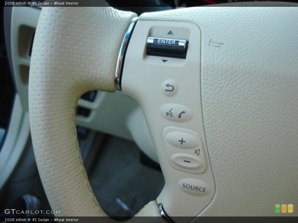 Wheat Interior Controls for the 2008 Infiniti M 45 Sedan #47179560