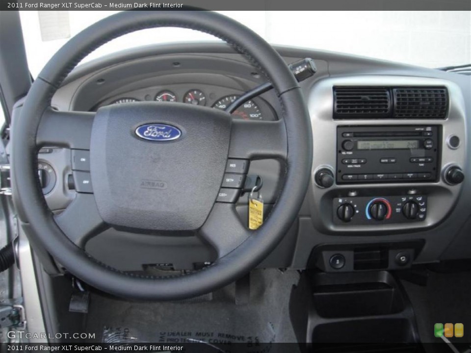 Medium Dark Flint Interior Dashboard for the 2011 Ford Ranger XLT SuperCab #47181390