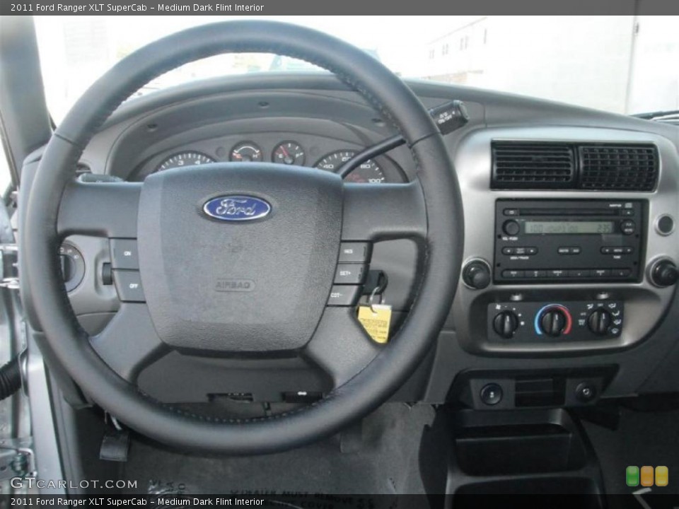 Medium Dark Flint Interior Dashboard for the 2011 Ford Ranger XLT SuperCab #47181606