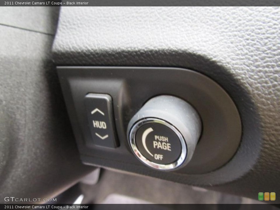 Black Interior Controls for the 2011 Chevrolet Camaro LT Coupe #47183322