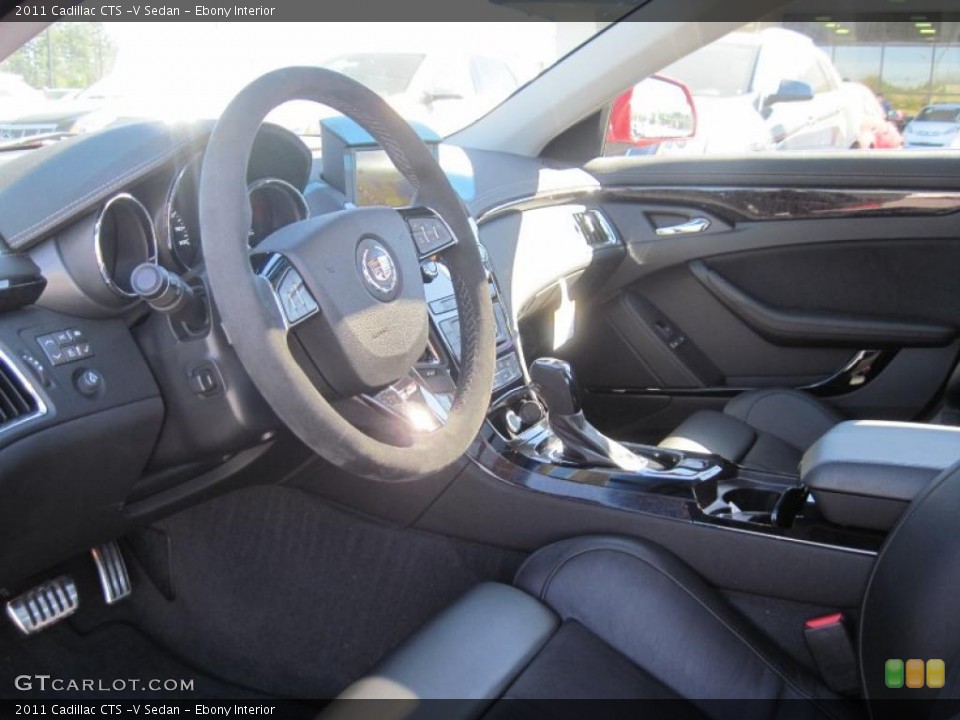 Ebony Interior Steering Wheel for the 2011 Cadillac CTS -V Sedan #47183670