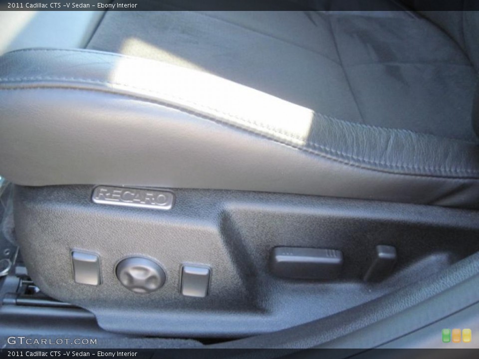 Ebony Interior Photo for the 2011 Cadillac CTS -V Sedan #47183685