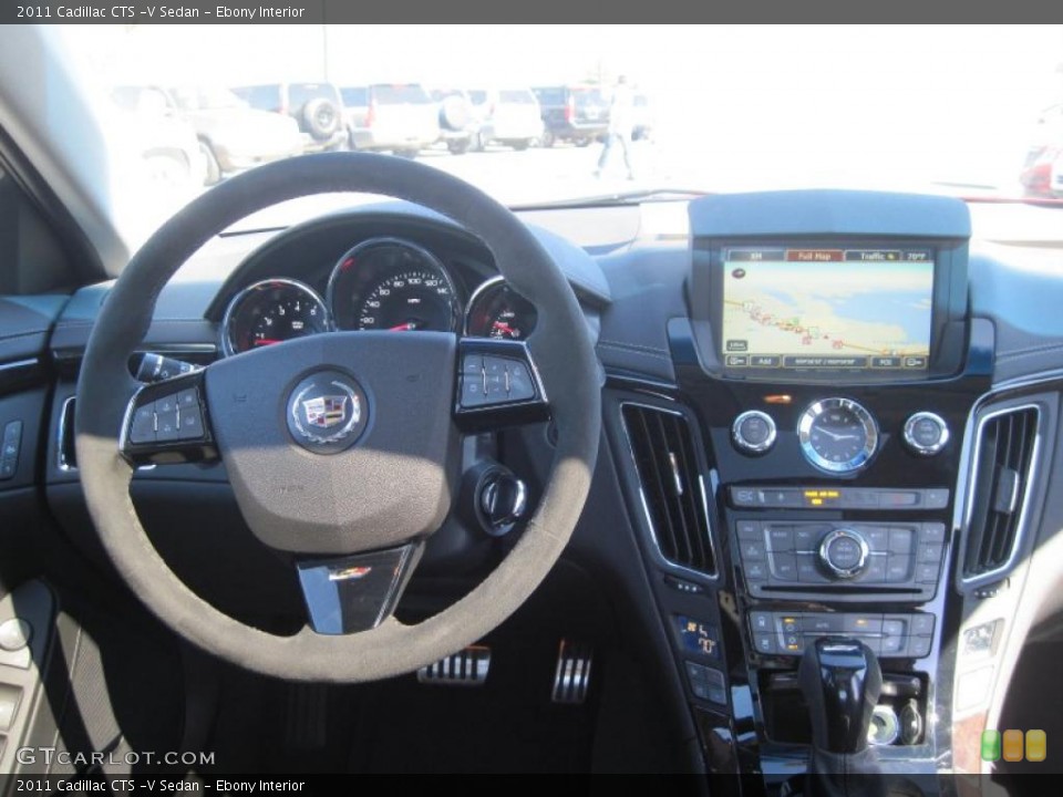 Ebony Interior Dashboard for the 2011 Cadillac CTS -V Sedan #47183748