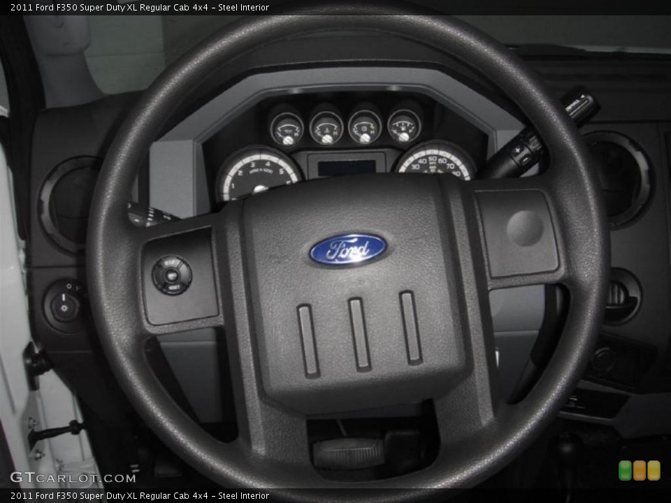 Steel Interior Steering Wheel for the 2011 Ford F350 Super Duty XL Regular Cab 4x4 #47183826