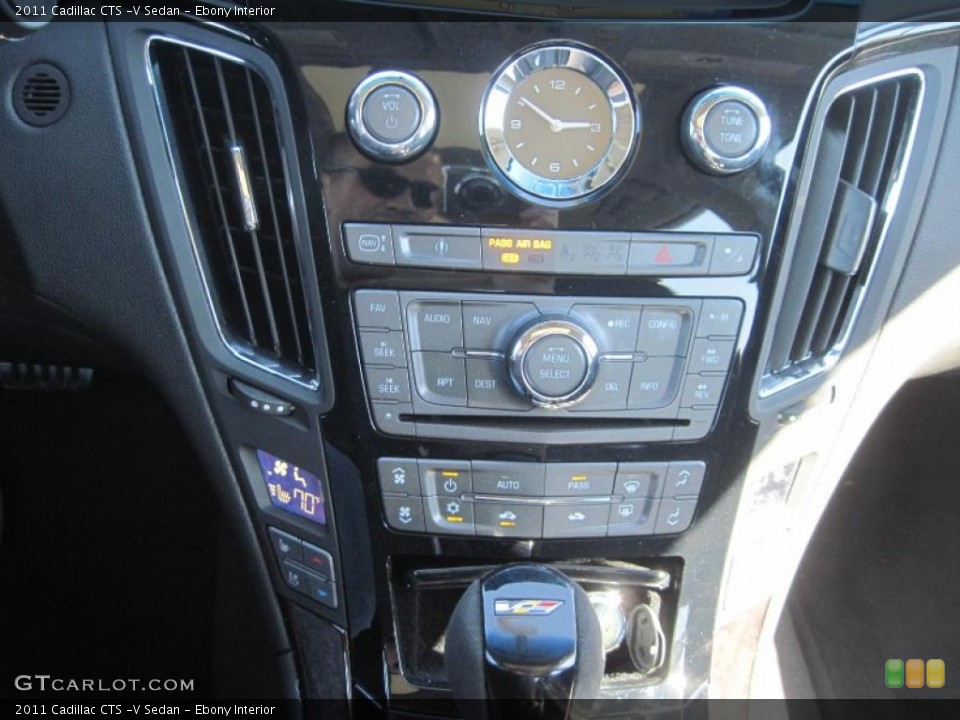 Ebony Interior Controls for the 2011 Cadillac CTS -V Sedan #47183838