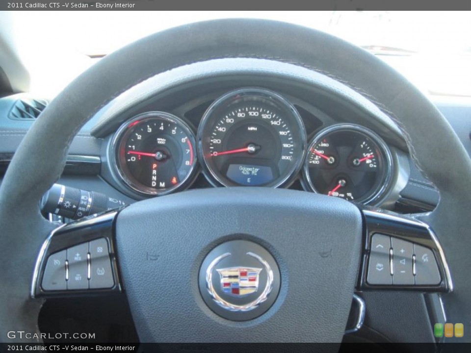 Ebony Interior Gauges for the 2011 Cadillac CTS -V Sedan #47183841