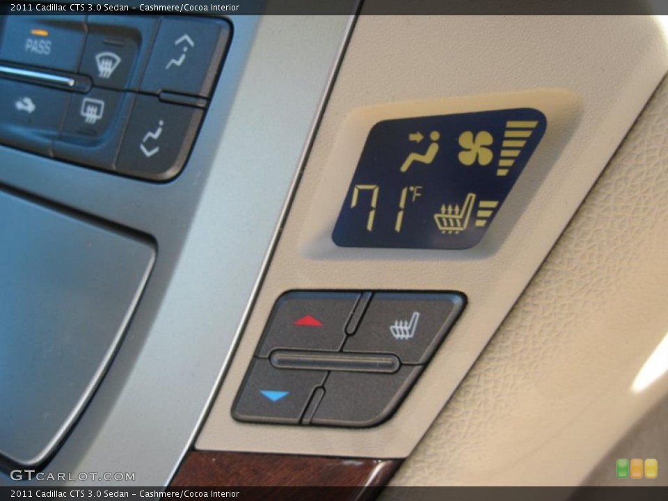 Cashmere/Cocoa Interior Controls for the 2011 Cadillac CTS 3.0 Sedan #47184018