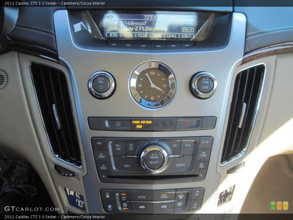 Cashmere/Cocoa Interior Controls for the 2011 Cadillac CTS 3.0 Sedan #47184057