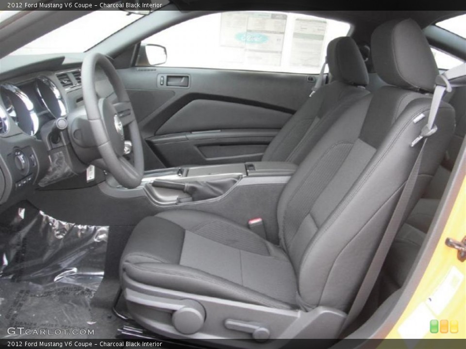Charcoal Black Interior Photo for the 2012 Ford Mustang V6 Coupe #47184441