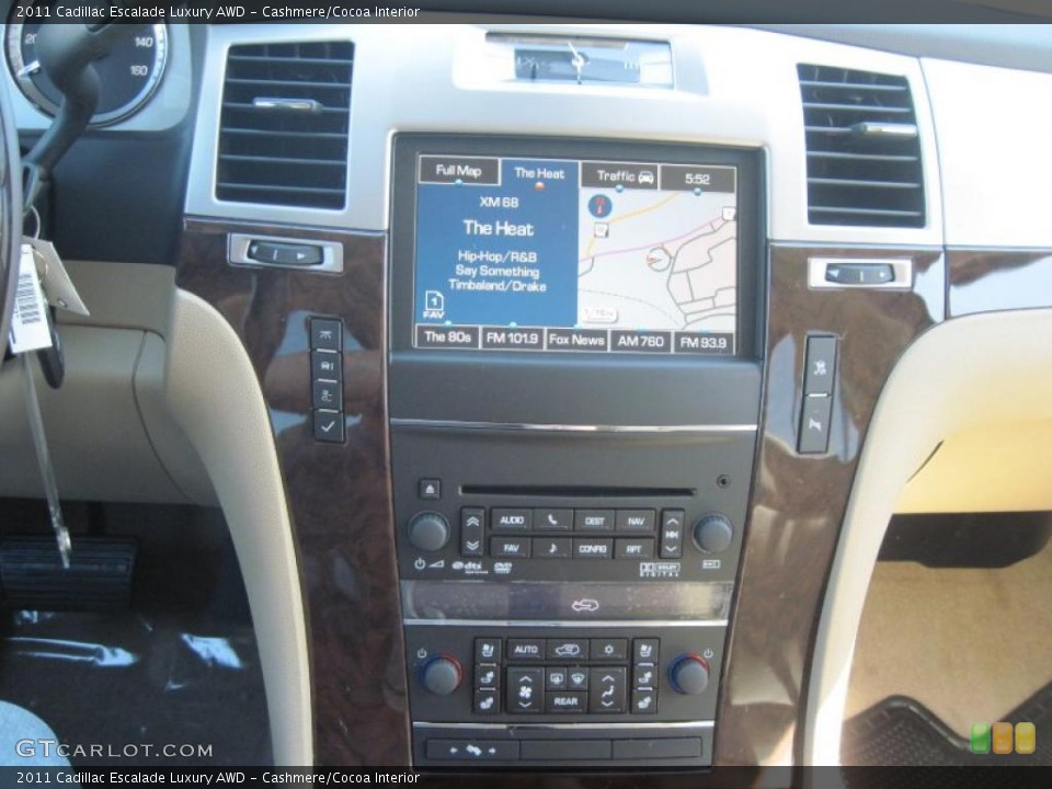 Cashmere/Cocoa Interior Dashboard for the 2011 Cadillac Escalade Luxury AWD #47185125