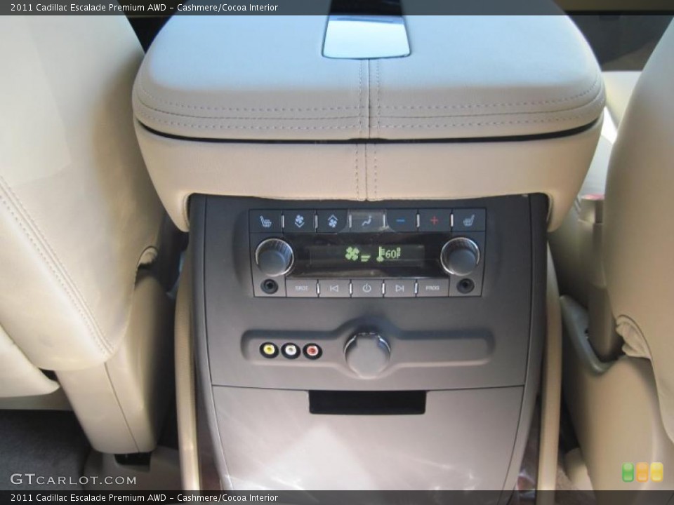 Cashmere/Cocoa Interior Controls for the 2011 Cadillac Escalade Premium AWD #47185215