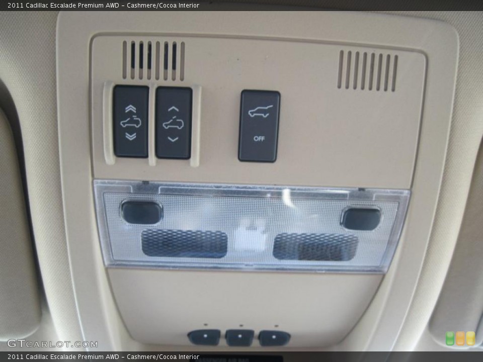 Cashmere/Cocoa Interior Controls for the 2011 Cadillac Escalade Premium AWD #47185242