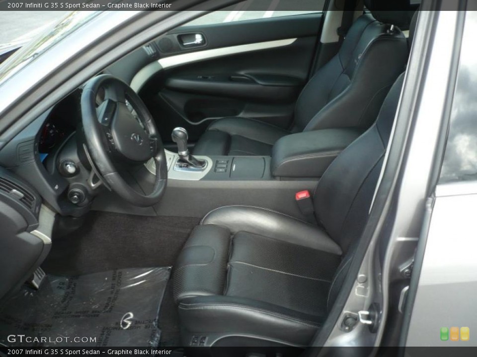 Graphite Black Interior Photo for the 2007 Infiniti G 35 S Sport Sedan #47186976