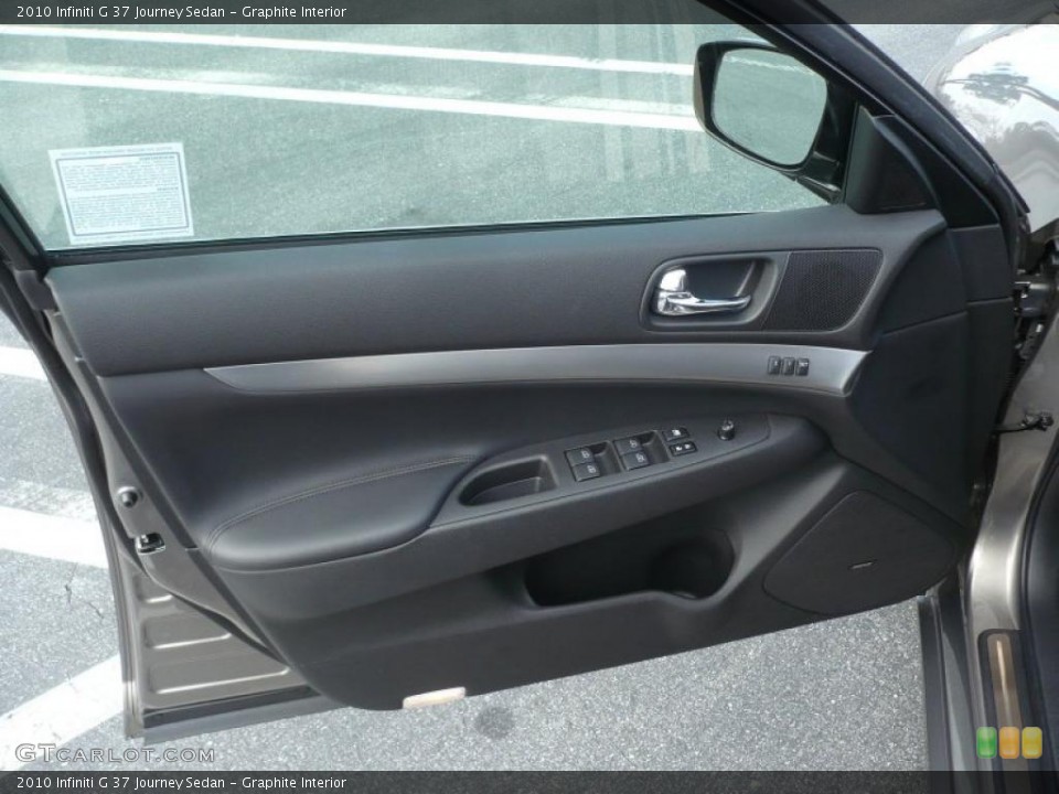 Graphite Interior Door Panel for the 2010 Infiniti G 37 Journey Sedan #47187141