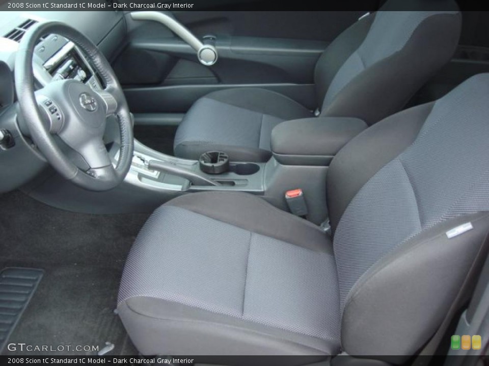 Dark Charcoal Gray Interior Photo for the 2008 Scion tC  #47187507