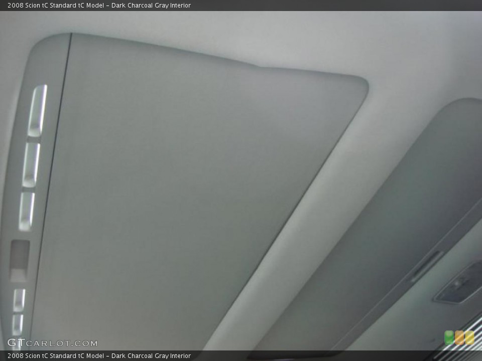 Dark Charcoal Gray Interior Sunroof for the 2008 Scion tC  #47187513
