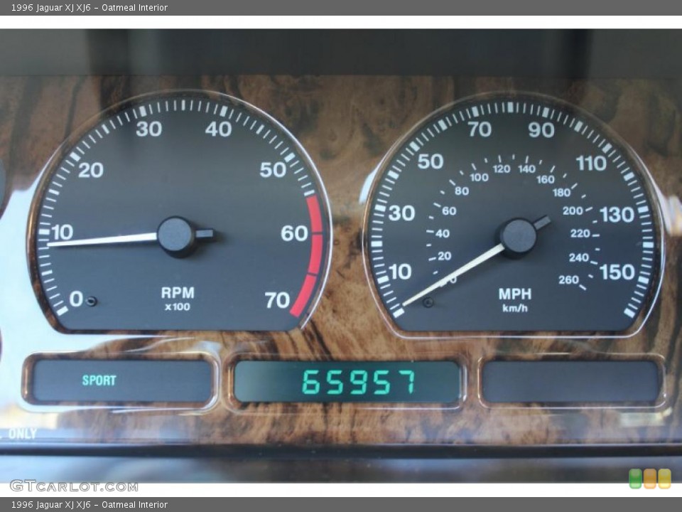Oatmeal Interior Gauges for the 1996 Jaguar XJ XJ6 #47187810