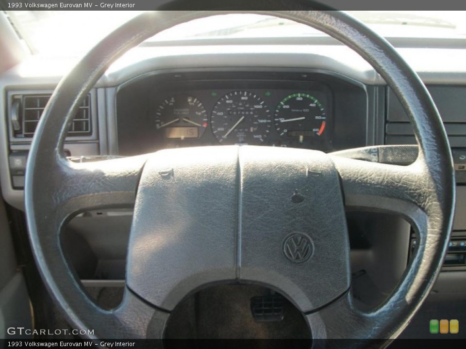 Grey Interior Steering Wheel for the 1993 Volkswagen Eurovan MV #47188218