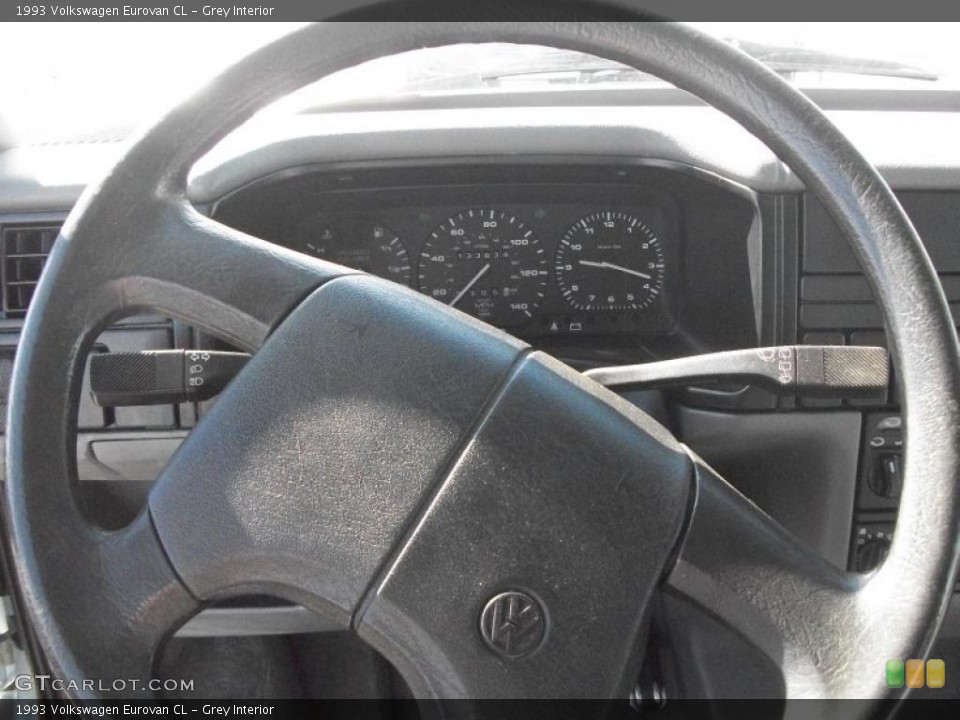 Grey Interior Steering Wheel for the 1993 Volkswagen Eurovan CL #47188362