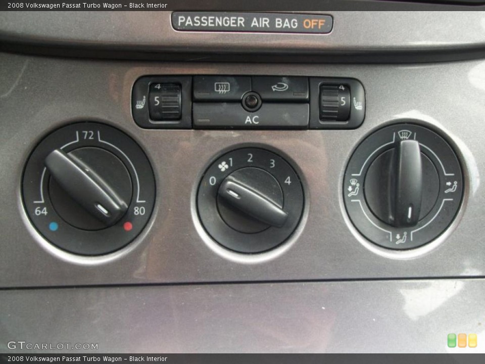 Black Interior Controls for the 2008 Volkswagen Passat Turbo Wagon #47188515