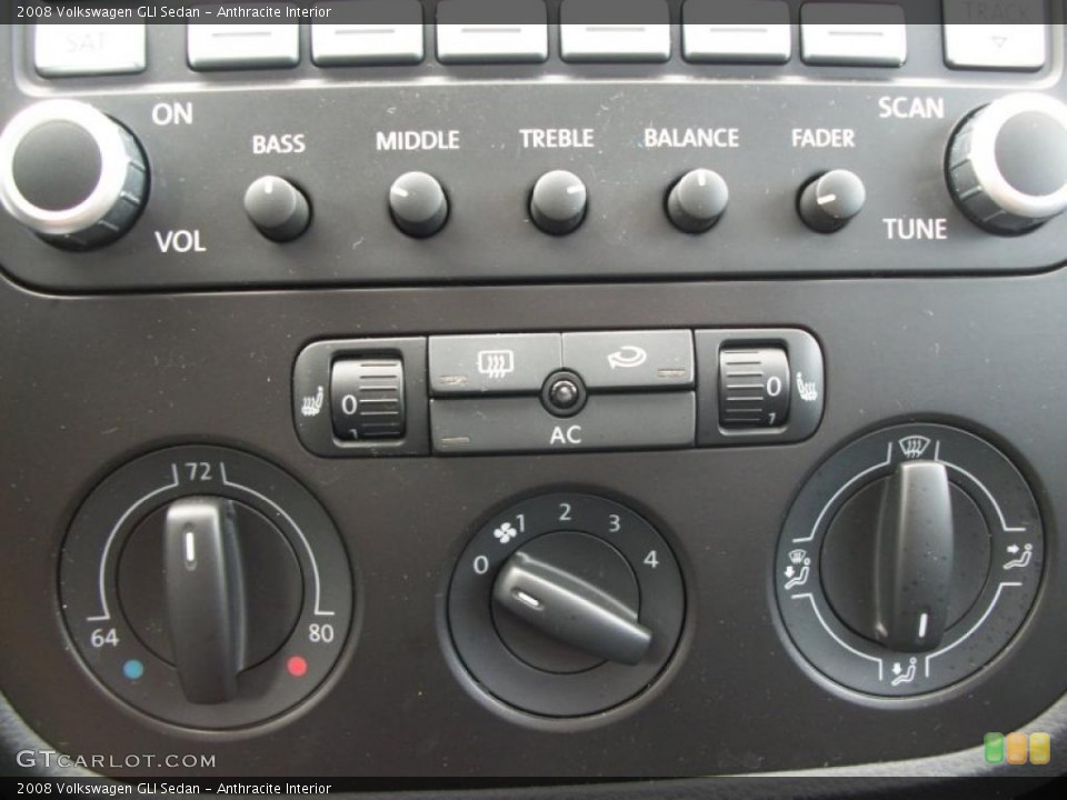 Anthracite Interior Controls for the 2008 Volkswagen GLI Sedan #47188671