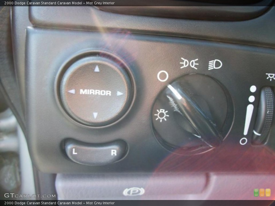 Mist Grey Interior Controls for the 2000 Dodge Caravan  #47189217