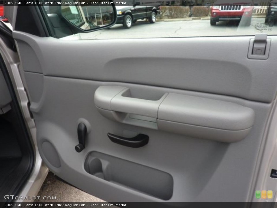 Dark Titanium Interior Door Panel for the 2009 GMC Sierra 1500 Work Truck Regular Cab #47189298